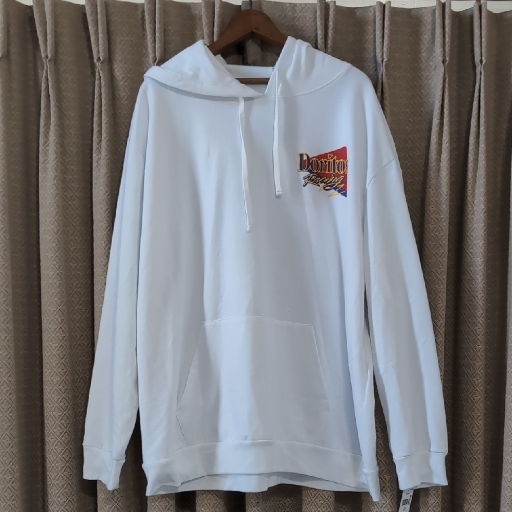 NWT Men's Size 2X Doritos Racing Lightweight Fleece Lined Hoodie